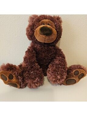 Gund Philbin Teddy Bear Chocolate Brown Ultra-Soft Cuddle Companion Snuggly
